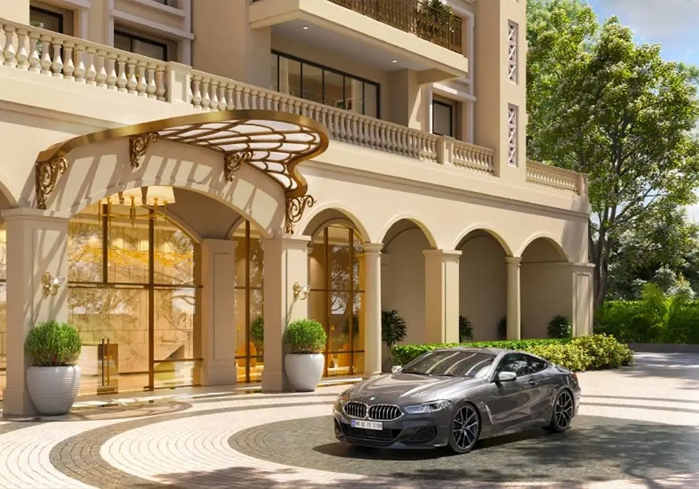 AU Cosmos Corner Siddharth Vihar project visualization