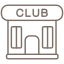 Club & social spaces icon