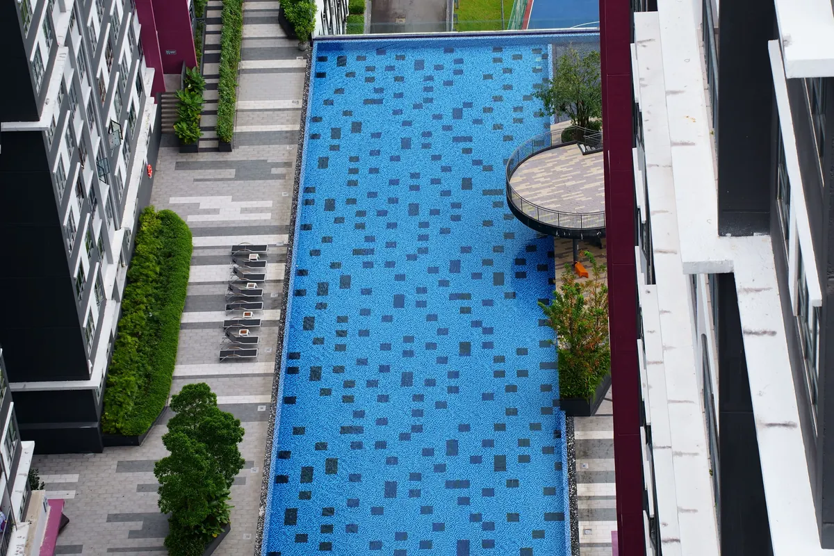 Representative premium clubhouse and swimming pool