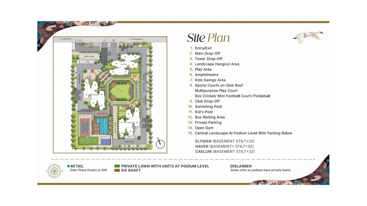 Eldeco Echoes of Eden master plan