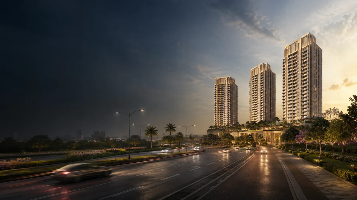 Yamuna Expressway connectivity illustration for Eldeco Echoes of Eden