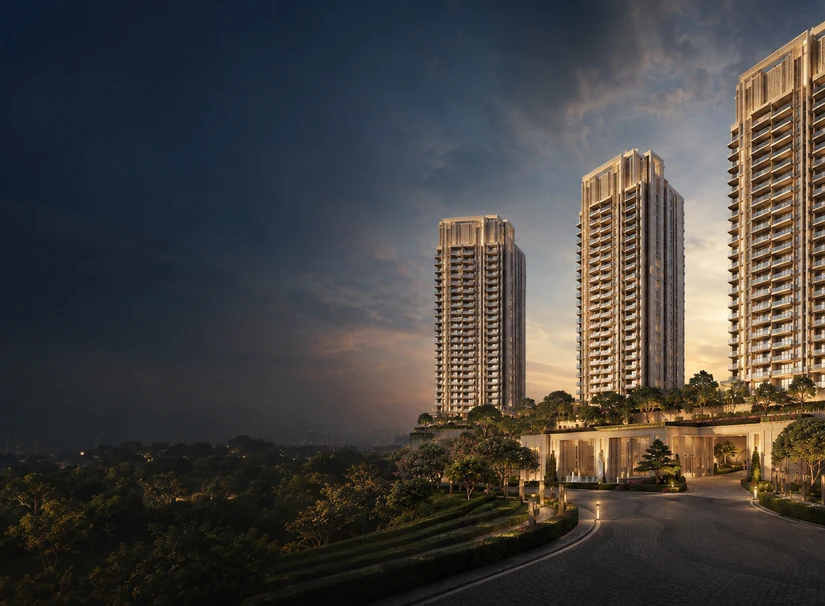 Landscaped lifestyle setting at Eldeco Echoes of Eden